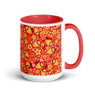 Russian Red Khokhloma Strawberry Mug - The Global Wanderer