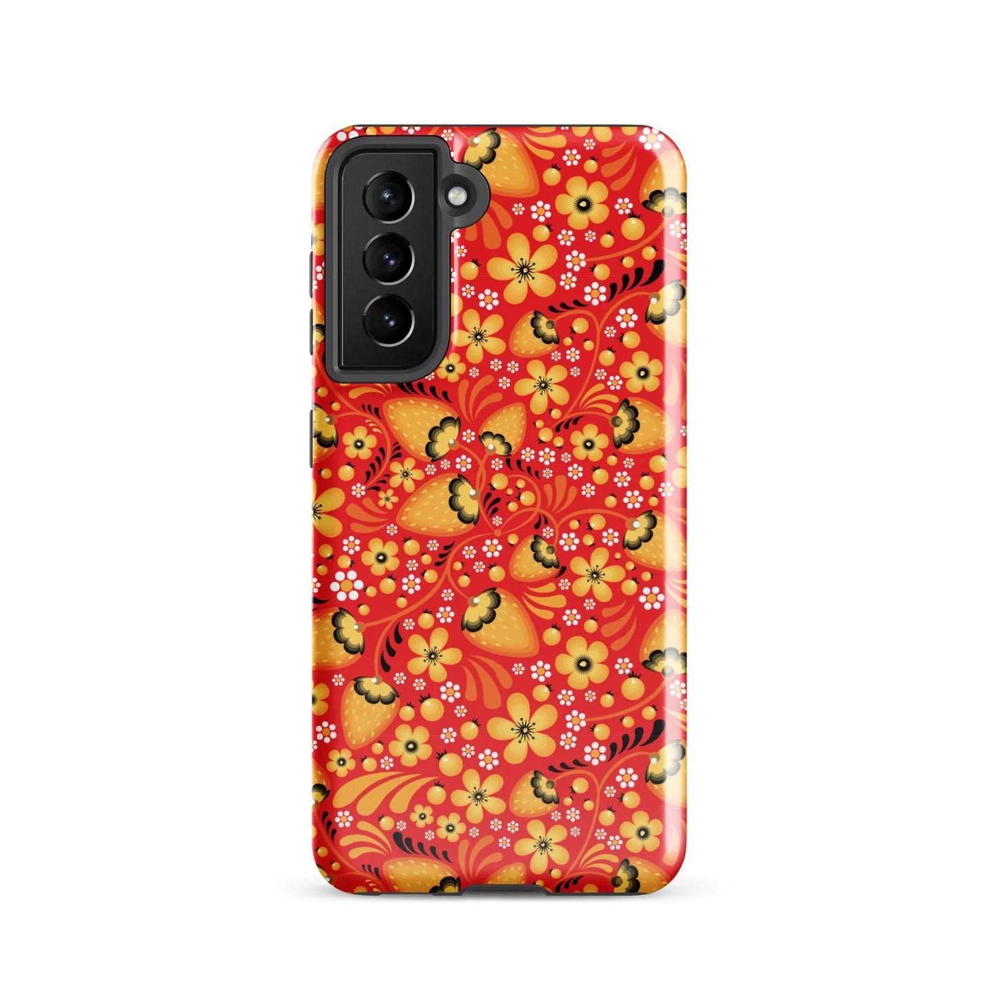 Russian Red Khokhloma Tough Samsung® Case - The Global Wanderer