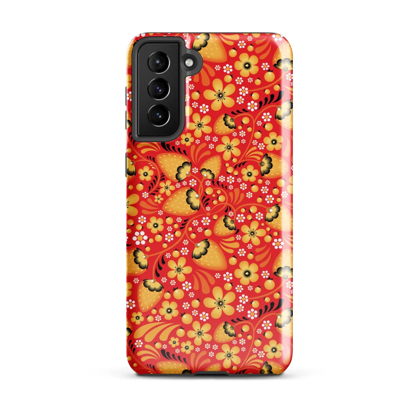 Russian Red Khokhloma Tough Samsung® Case - The Global Wanderer