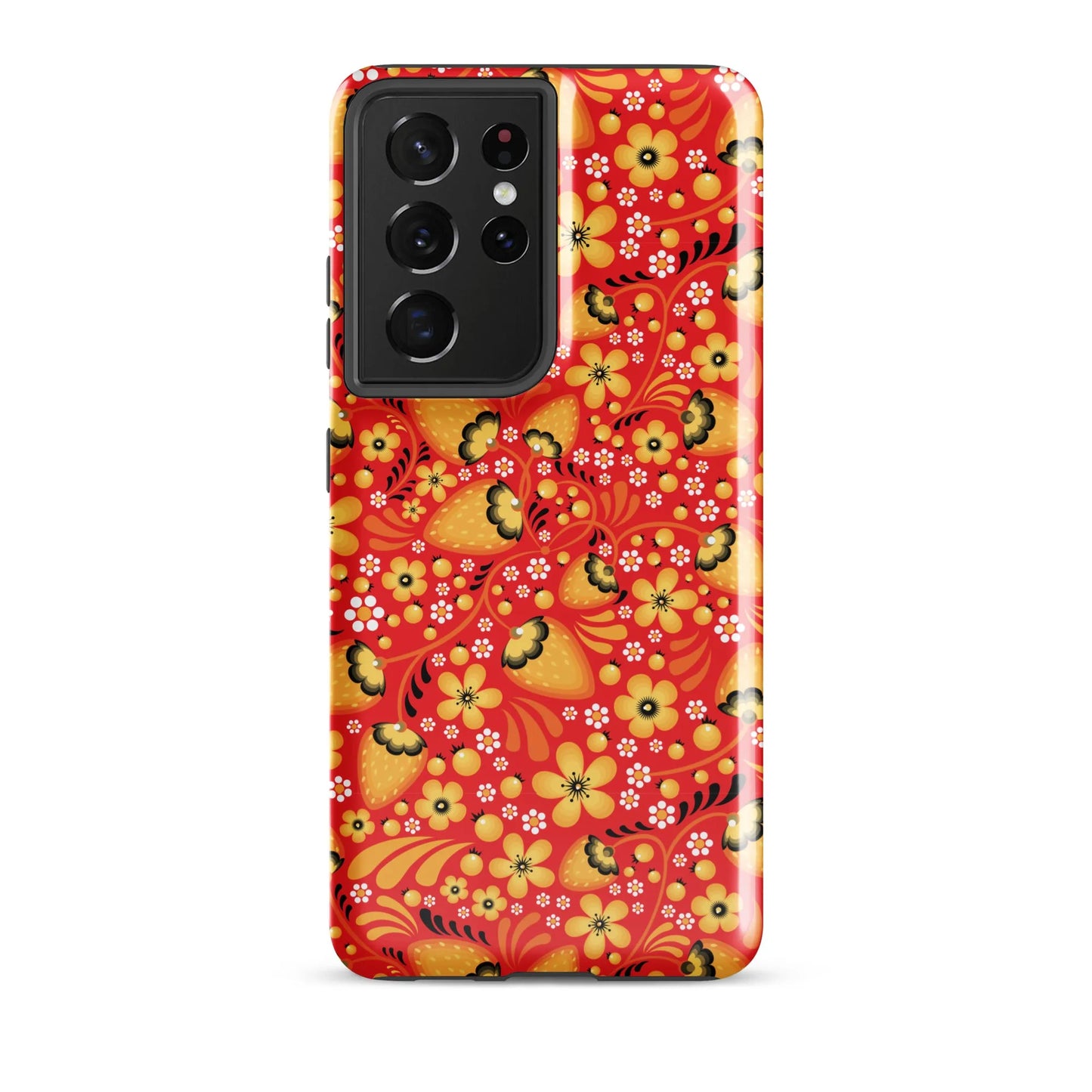 Russian Red Khokhloma Tough Samsung® Case - The Global Wanderer