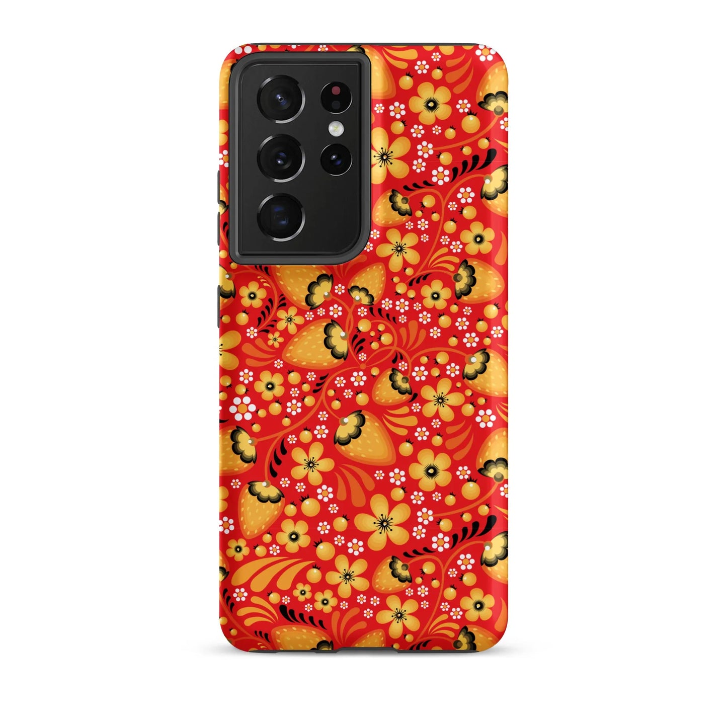 Russian Red Khokhloma Tough Samsung® Case - The Global Wanderer