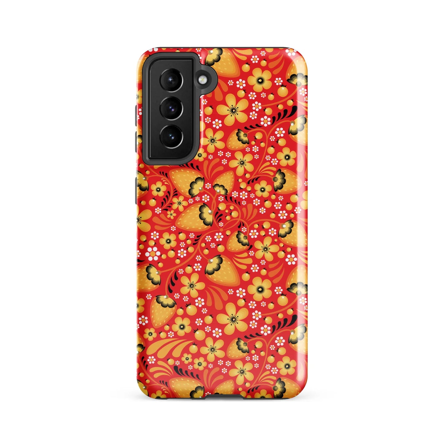 Russian Red Khokhloma Tough Samsung® Case - The Global Wanderer