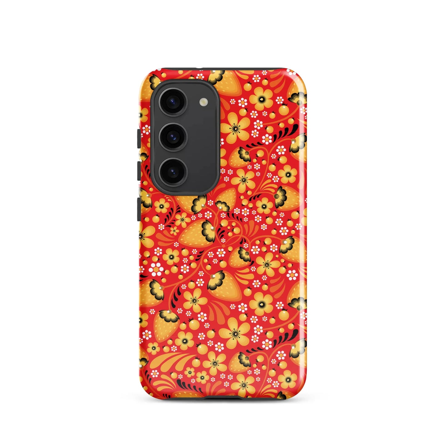 Russian Red Khokhloma Tough Samsung® Case - The Global Wanderer