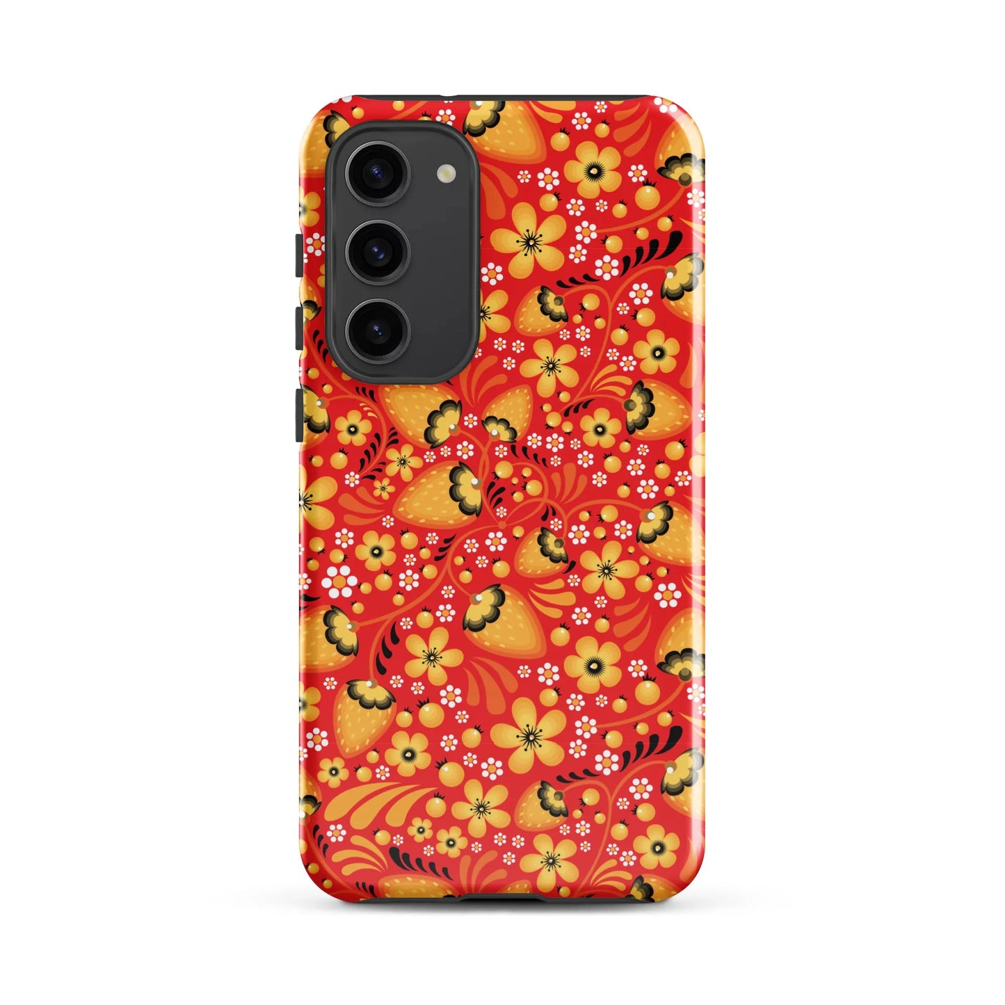 Russian Red Khokhloma Tough Samsung® Case - The Global Wanderer