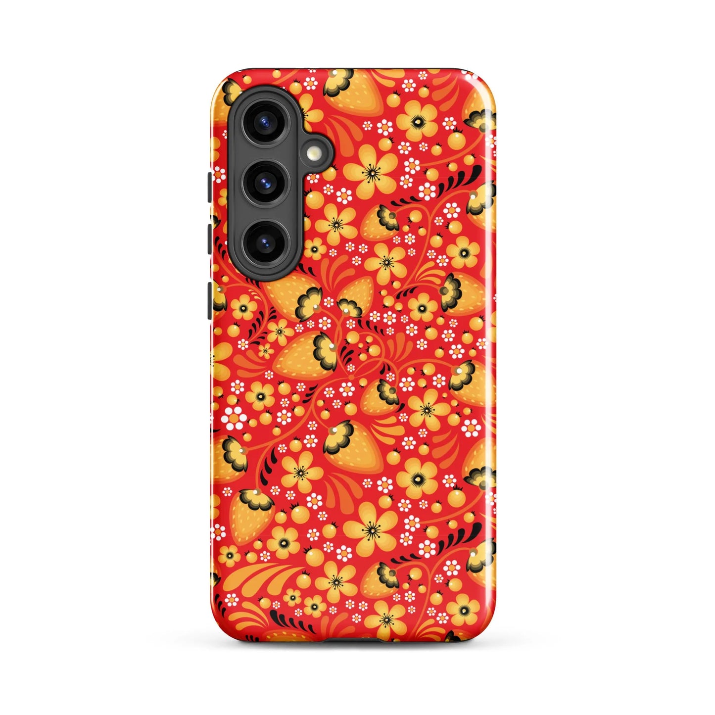 Russian Red Khokhloma Tough Samsung® Case - The Global Wanderer