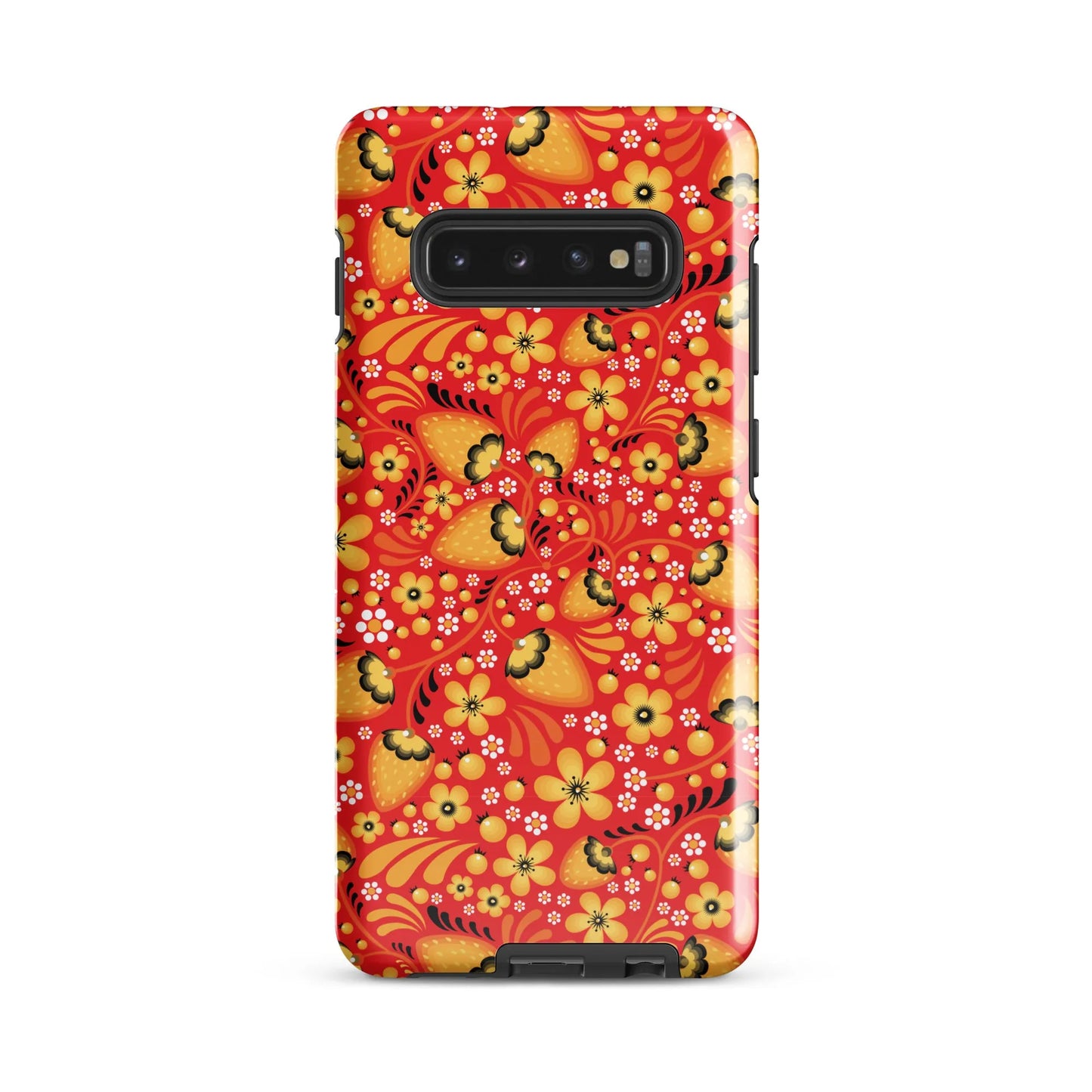 Russian Red Khokhloma Tough Samsung® Case - The Global Wanderer