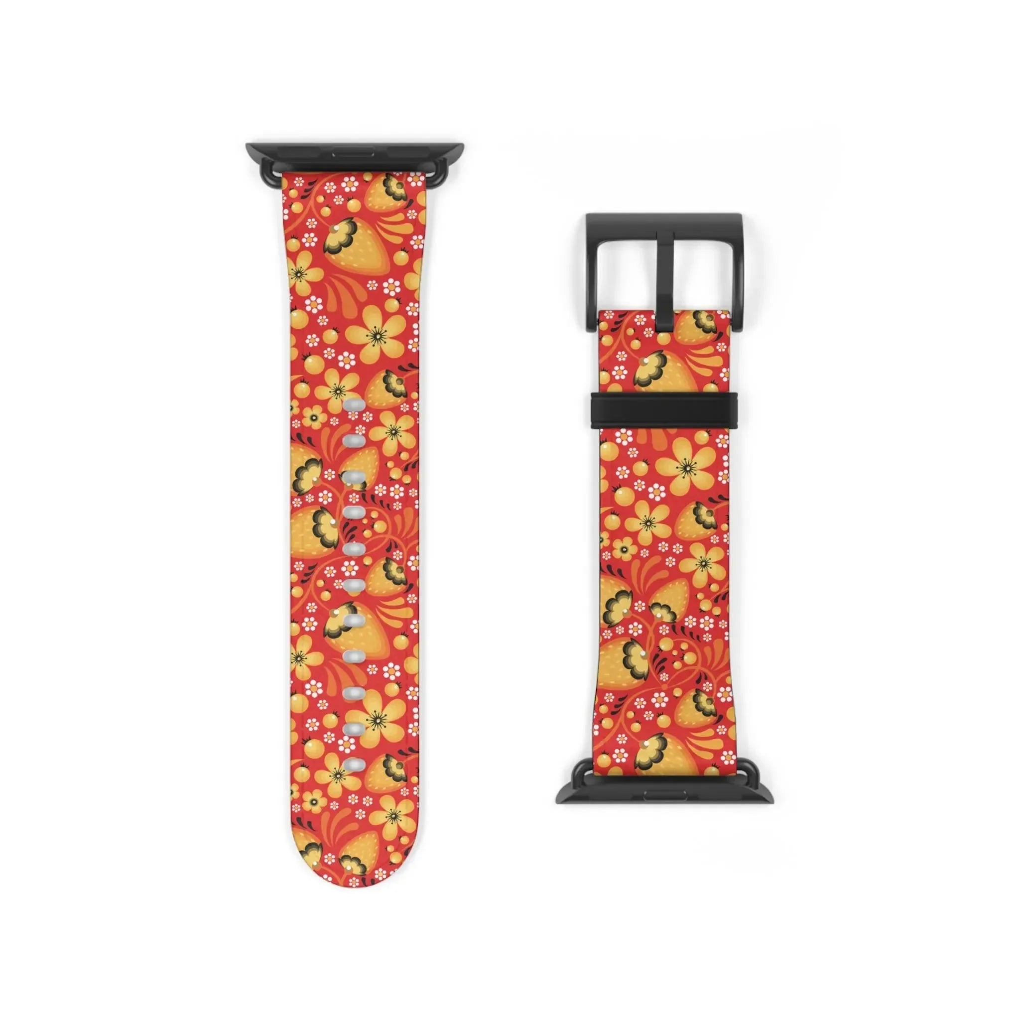 Sochi Ruby Khokhloma Watch Band | Globally Inspired Apple Watch