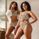 Samarkand Suzani Recycled High-Waisted Bikini - The Global Wanderer
