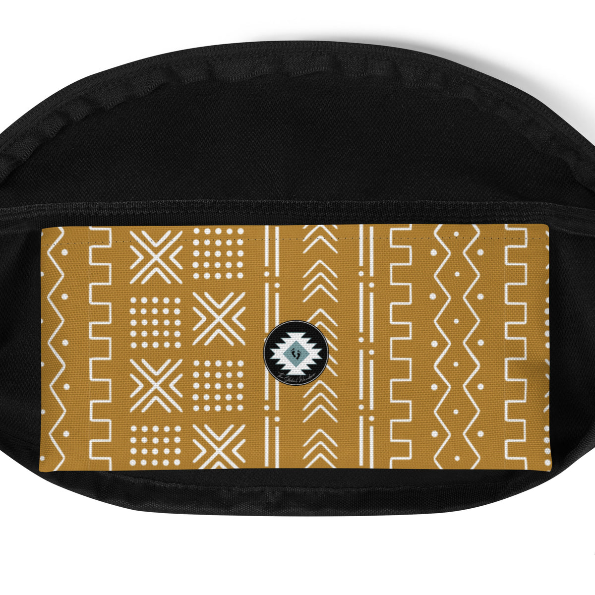 Savanna Ochre Mud Cloth Fanny Pack - The Global Wanderer
