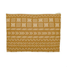 Savanna Ochre Mud Cloth Flat Pouch - The Global Wanderer
