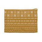 Savanna Ochre Mud Cloth Flat Pouch - The Global Wanderer