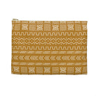 Savanna Ochre Mud Cloth Flat Pouch - The Global Wanderer