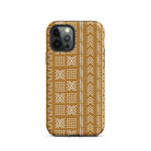 Savanna Ochre Mud Cloth iPhone Case - The Global Wanderer
