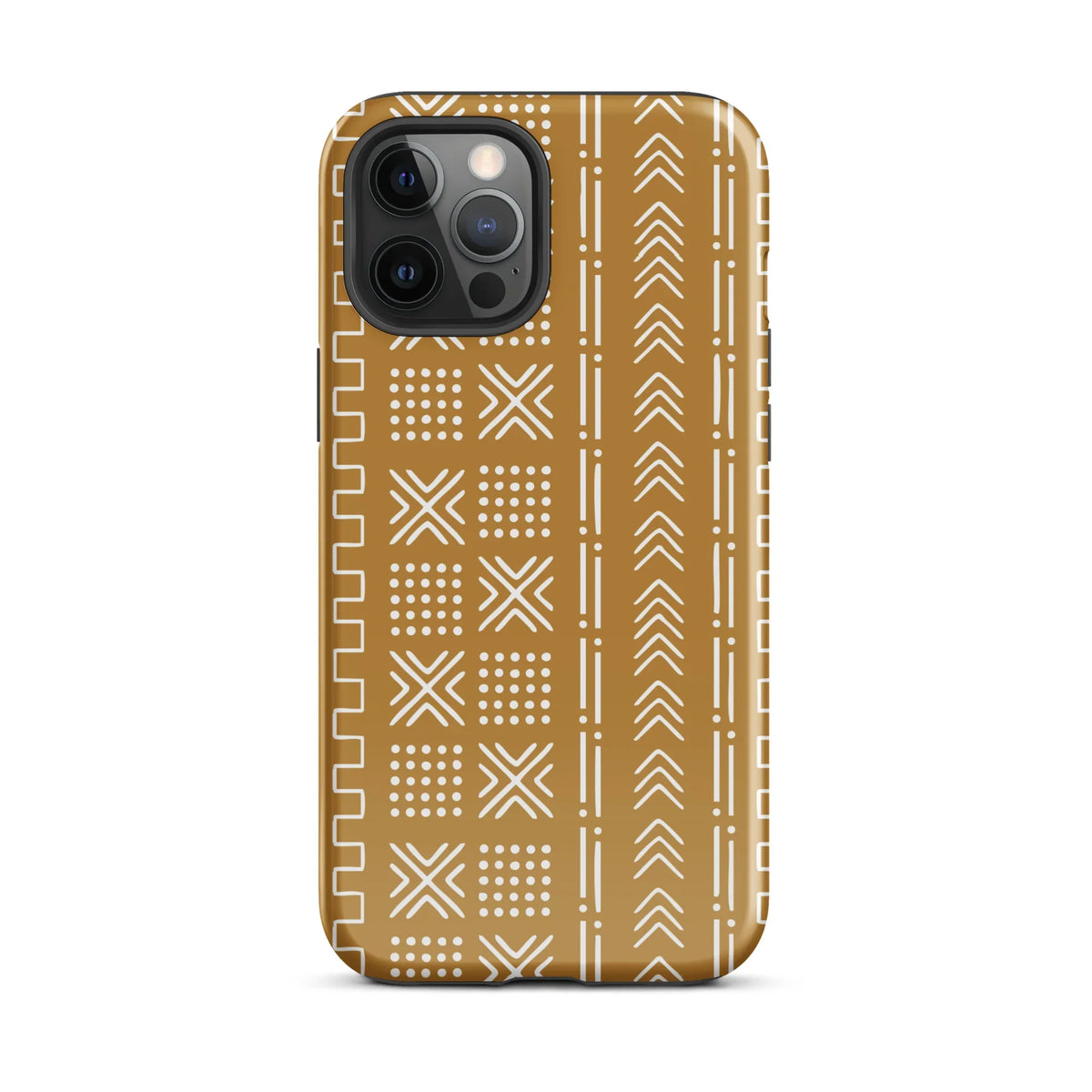 Savanna Ochre Mud Cloth iPhone Case - The Global Wanderer