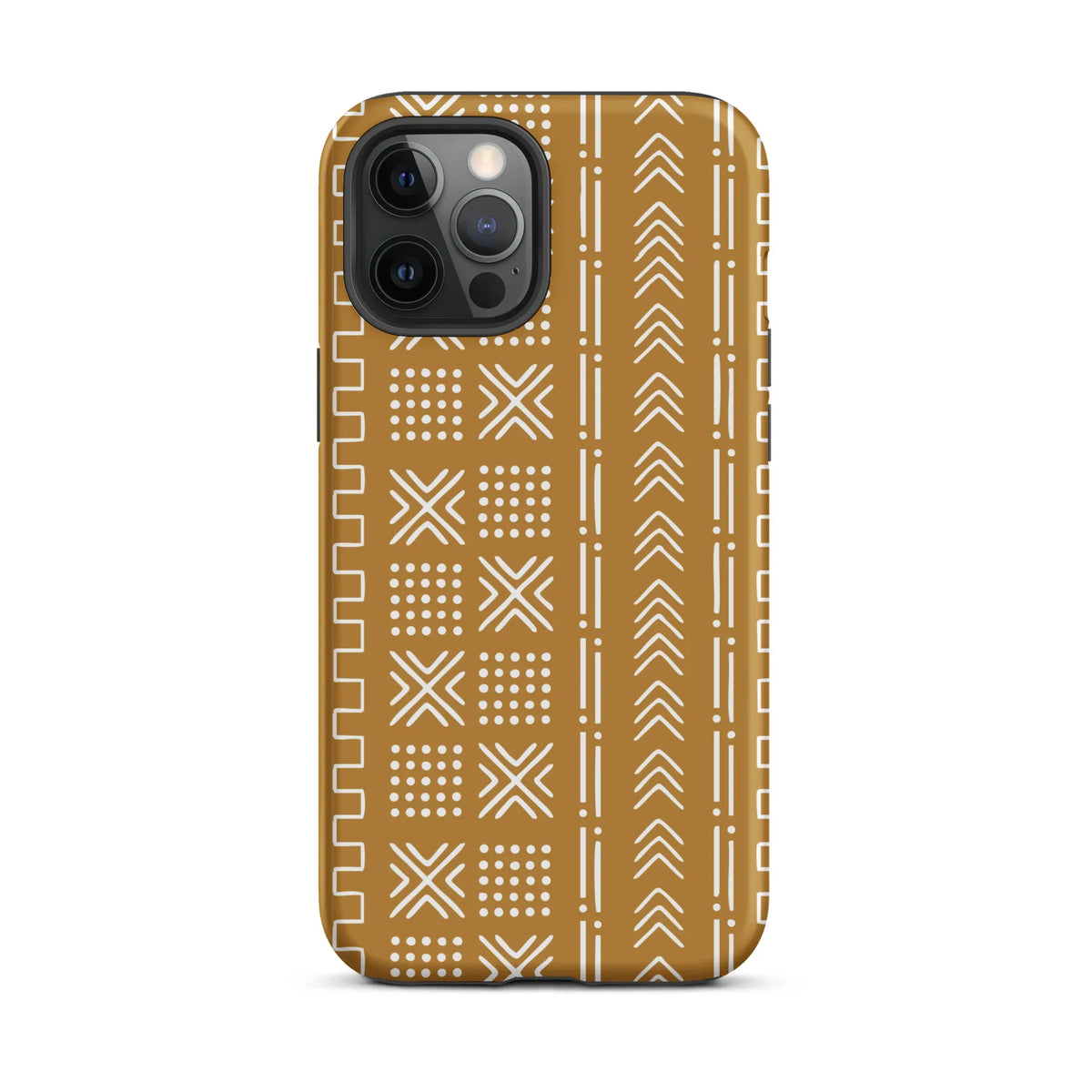 Savanna Ochre Mud Cloth iPhone Case - The Global Wanderer