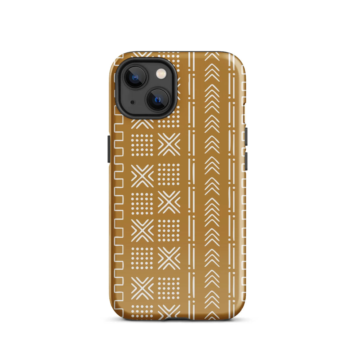 Savanna Ochre Mud Cloth iPhone Case - The Global Wanderer