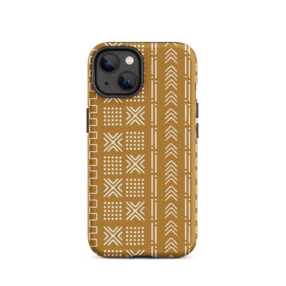 Savanna Ochre Mud Cloth iPhone Case - The Global Wanderer