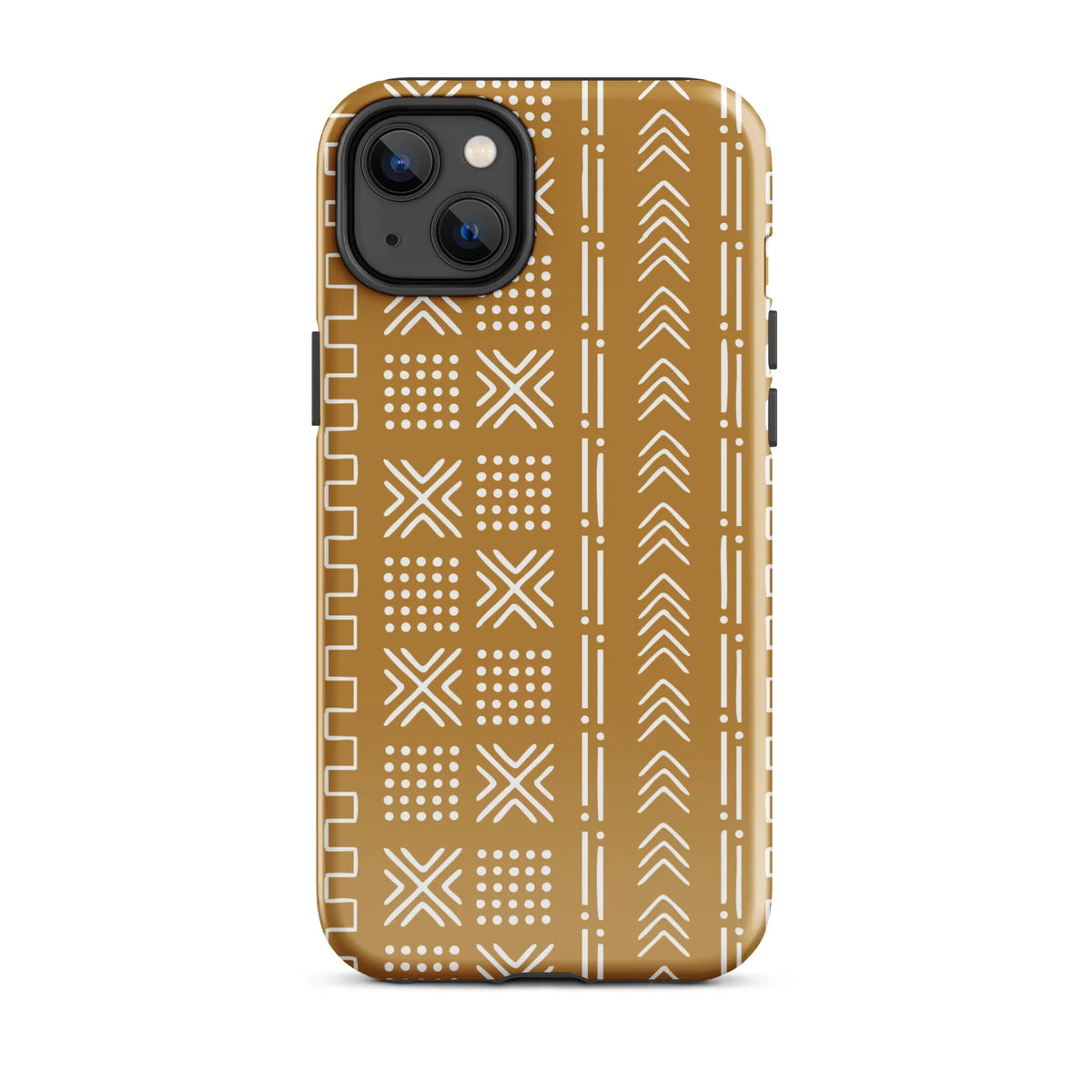 Savanna Ochre Mud Cloth iPhone Case - The Global Wanderer