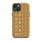 Savanna Ochre Mud Cloth iPhone Case - The Global Wanderer