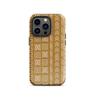 Savanna Ochre Mud Cloth iPhone Case - The Global Wanderer
