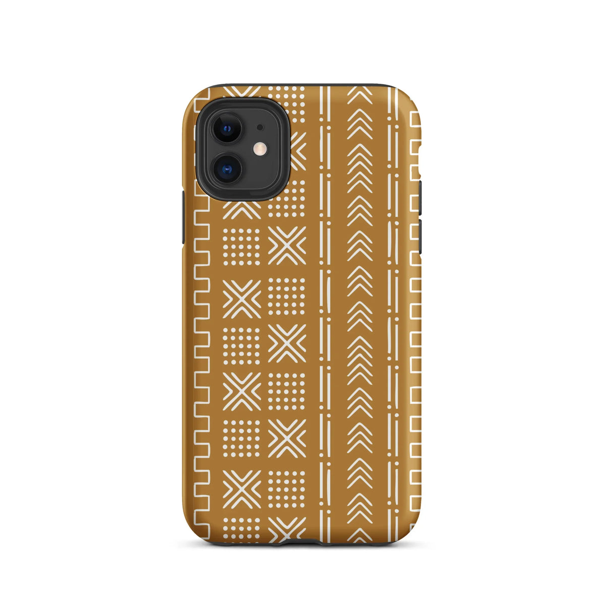 Savanna Ochre Mud Cloth iPhone Case - The Global Wanderer