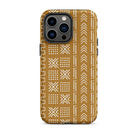 Savanna Ochre Mud Cloth iPhone Case - The Global Wanderer