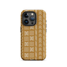 Savanna Ochre Mud Cloth iPhone Case - The Global Wanderer