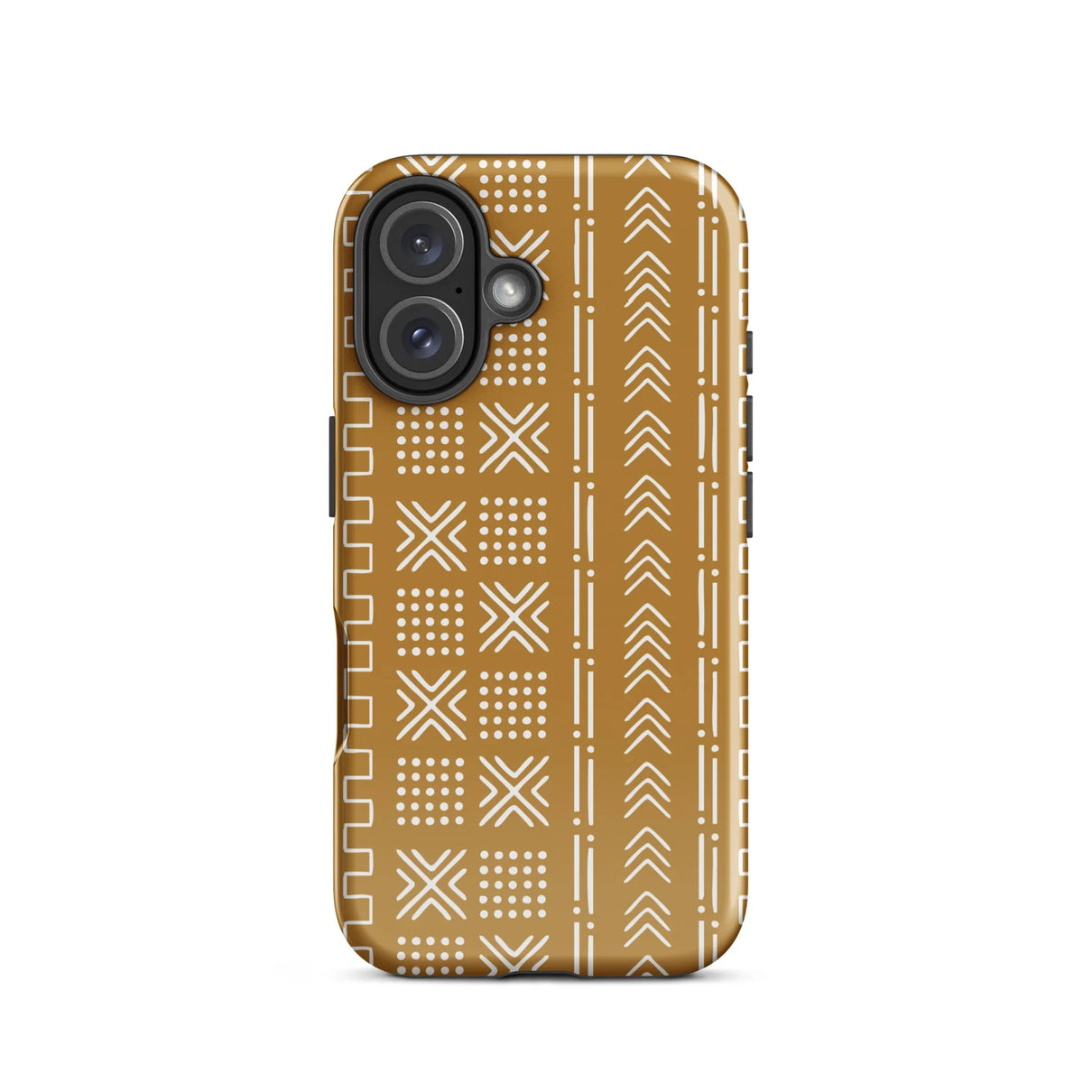 Savanna Ochre Mud Cloth iPhone Case - The Global Wanderer