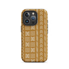 Savanna Ochre Mud Cloth iPhone Case - The Global Wanderer
