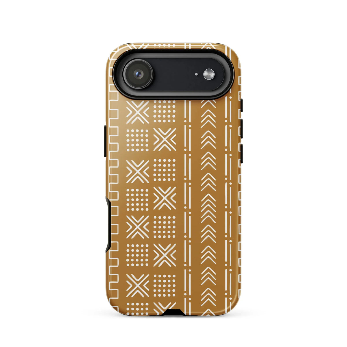 Savanna Ochre Mud Cloth iPhone Case - The Global Wanderer