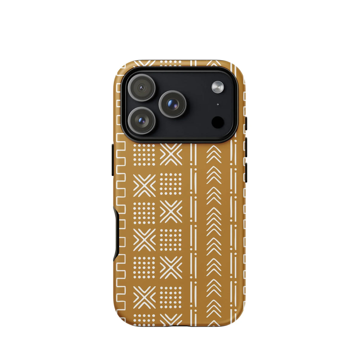 Savanna Ochre Mud Cloth iPhone Case - The Global Wanderer