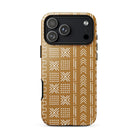 Savanna Ochre Mud Cloth iPhone Case - The Global Wanderer