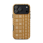 Savanna Ochre Mud Cloth iPhone Case - The Global Wanderer