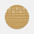 Savanna Ochre Mud Cloth Mouse Pad - The Global Wanderer