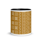 Savanna Ochre Mud Cloth Mug - The Global Wanderer