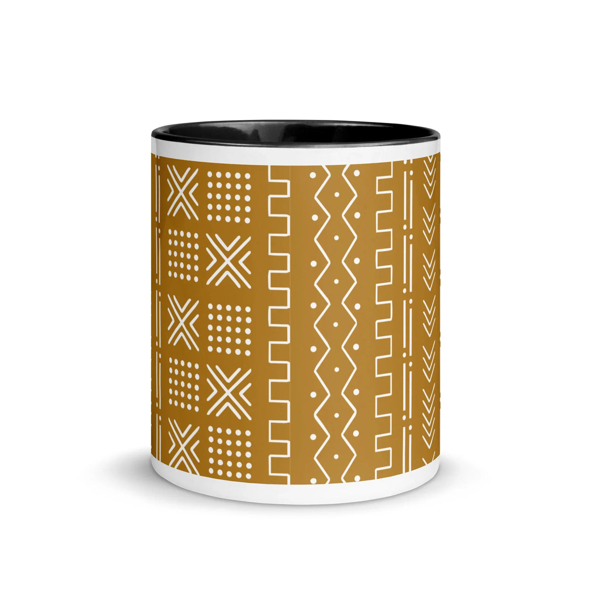 Savanna Ochre Mud Cloth Mug - The Global Wanderer