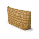 Savanna Ochre Mud Cloth Pouch - The Global Wanderer
