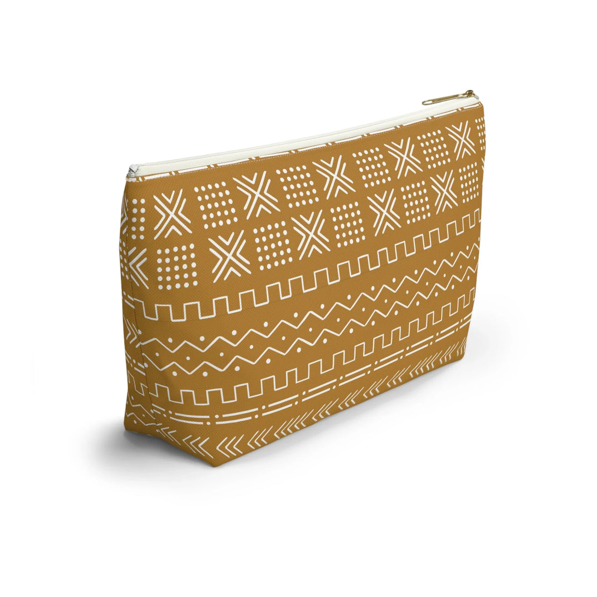 Savanna Ochre Mud Cloth Pouch - The Global Wanderer