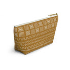 Savanna Ochre Mud Cloth Pouch - The Global Wanderer