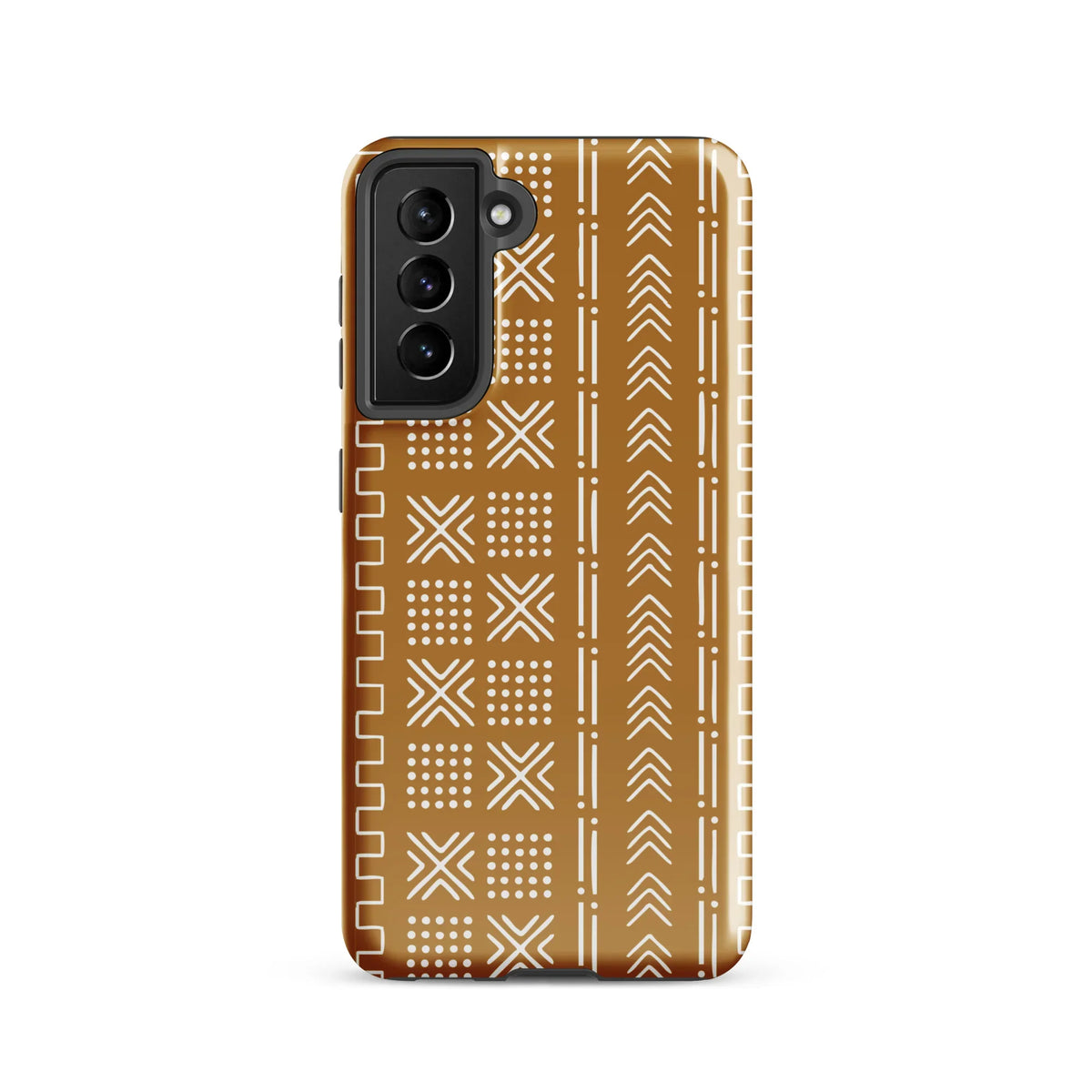 Savanna Ochre Mud Cloth Samsung Case - The Global Wanderer