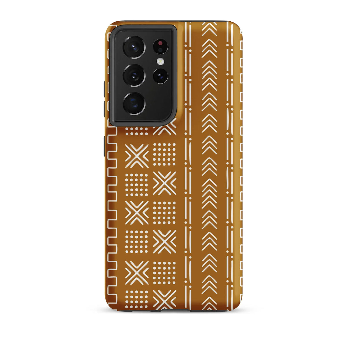Savanna Ochre Mud Cloth Samsung Case - The Global Wanderer
