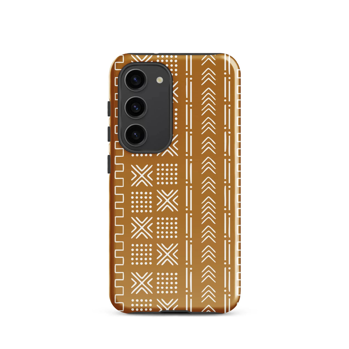 Savanna Ochre Mud Cloth Samsung Case - The Global Wanderer