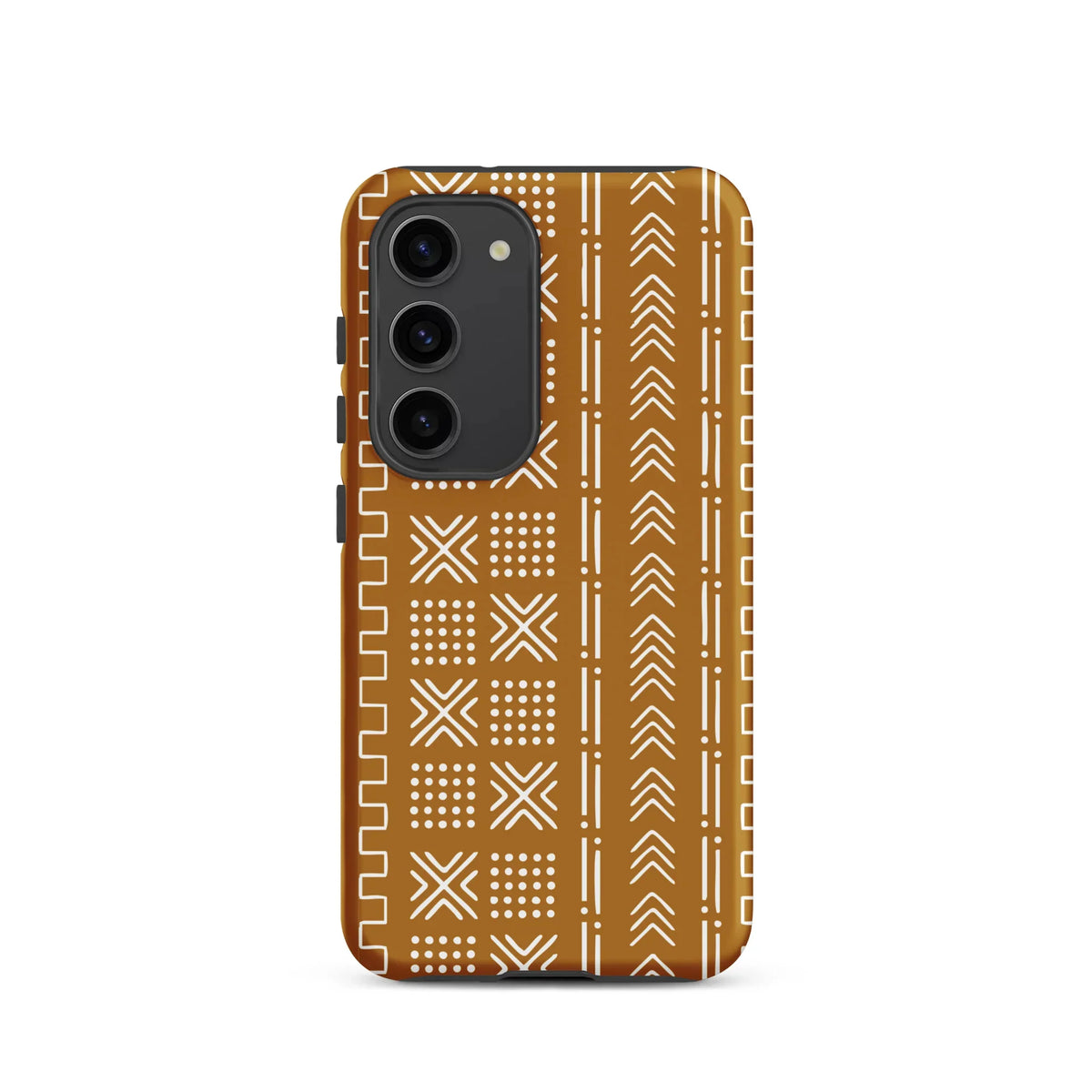Savanna Ochre Mud Cloth Samsung Case - The Global Wanderer