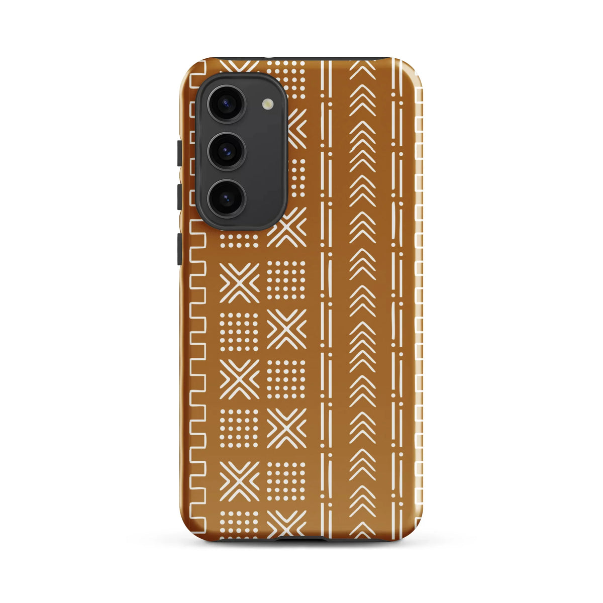 Savanna Ochre Mud Cloth Samsung Case - The Global Wanderer