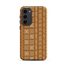 Savanna Ochre Mud Cloth Samsung Case - The Global Wanderer
