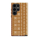 Savanna Ochre Mud Cloth Samsung Case - The Global Wanderer