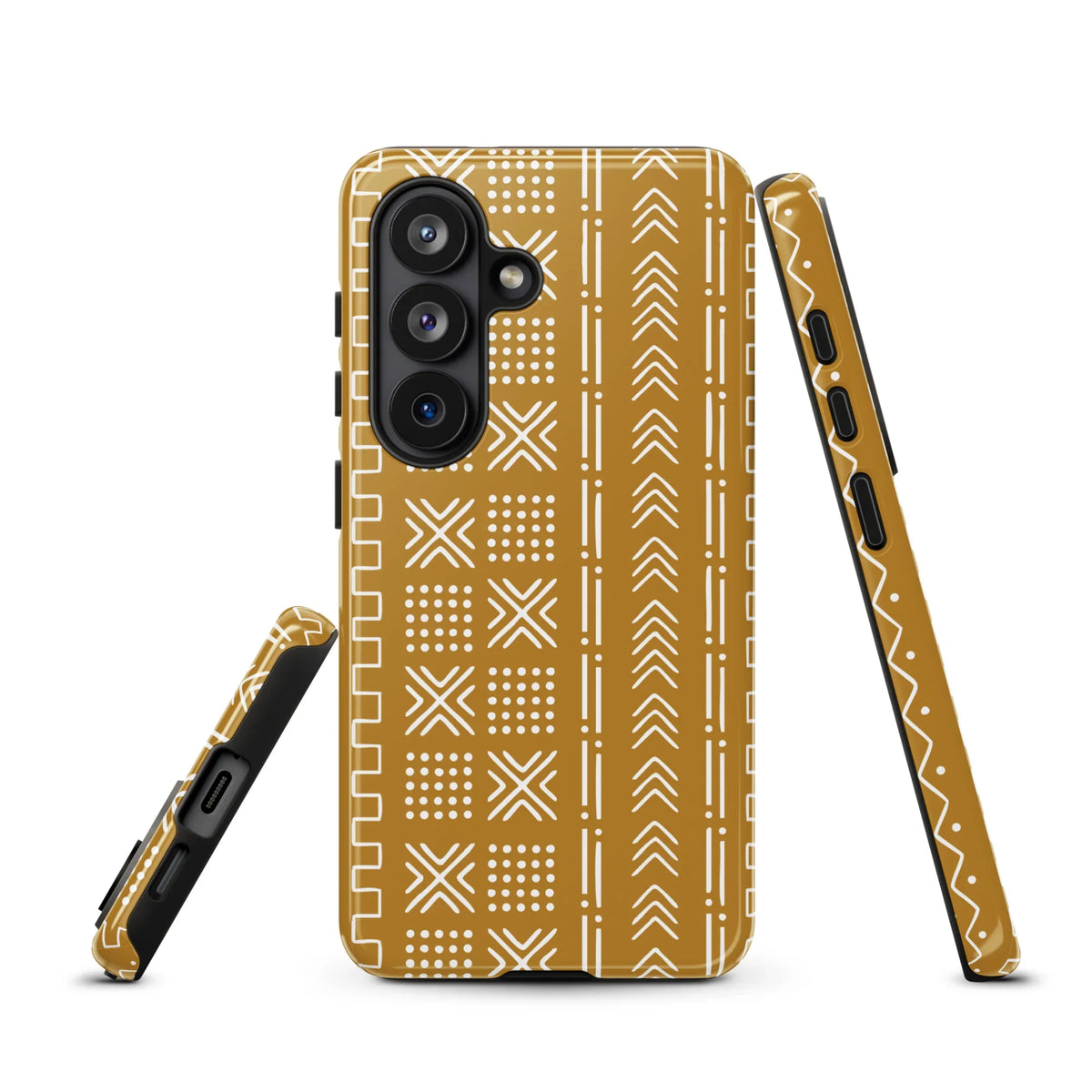 Savanna Ochre Mud Cloth Samsung Case - The Global Wanderer