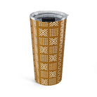 Savanna Ochre Mud Cloth Tumbler - The Global Wanderer