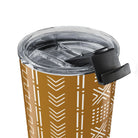 Savanna Ochre Mud Cloth Tumbler - The Global Wanderer