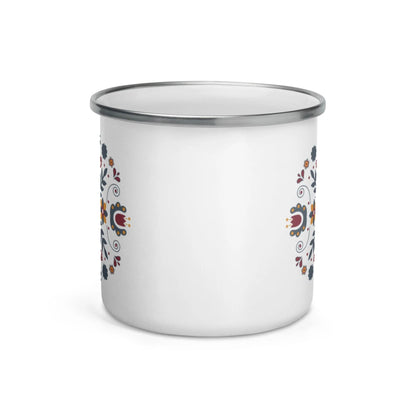 Scandinavian Folk Art Campfire Mug - The Global Wanderer